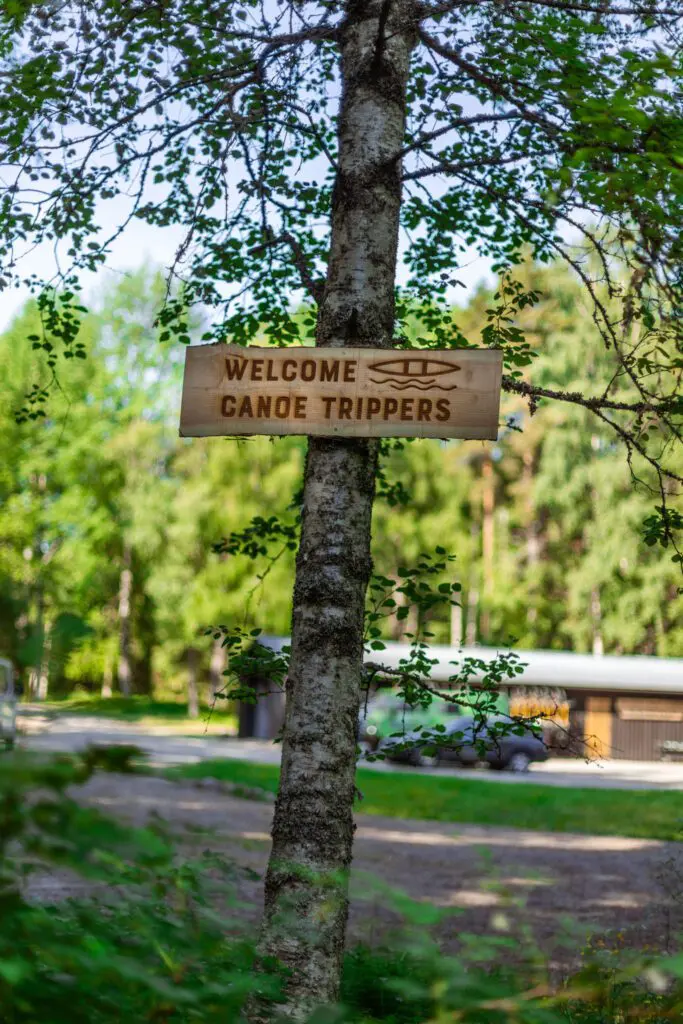 welcome canoe trip
