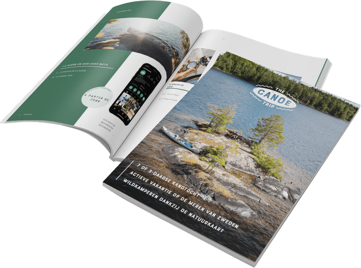 magazine canoe trip Sweden