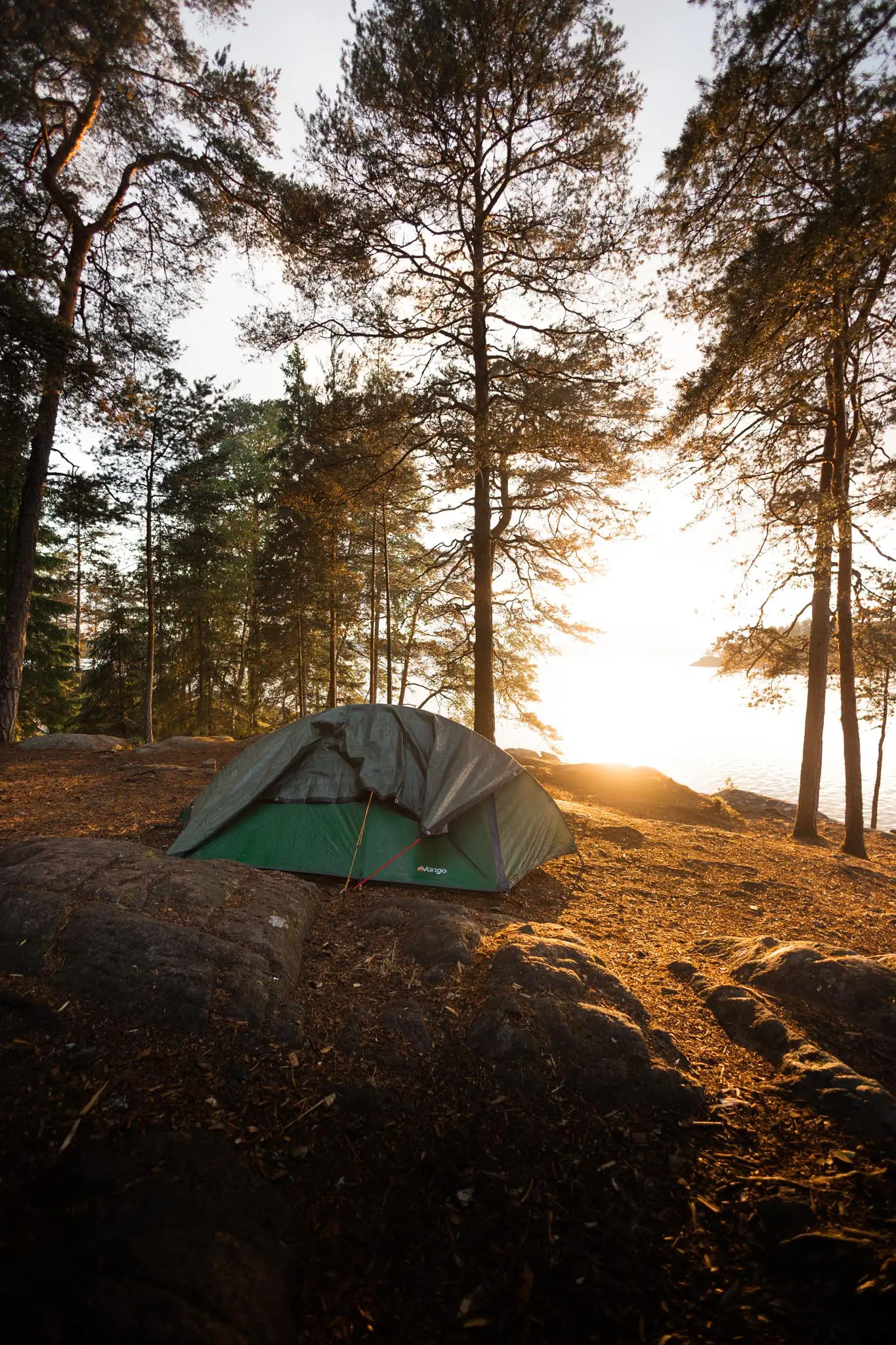 wild camping in Sweden