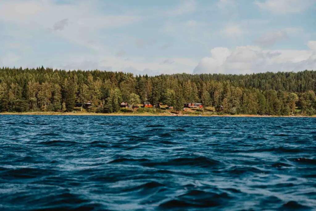 Lake in Varmland Sweden