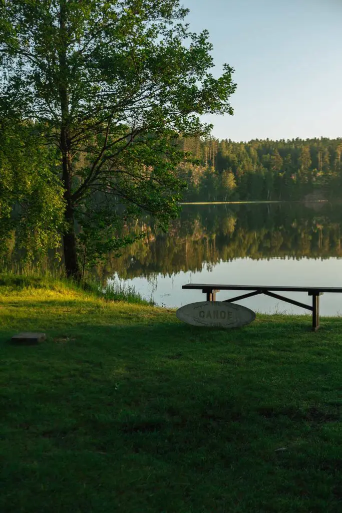 A view of a lake in Sweden