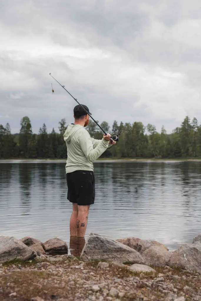 Fishing at the lake