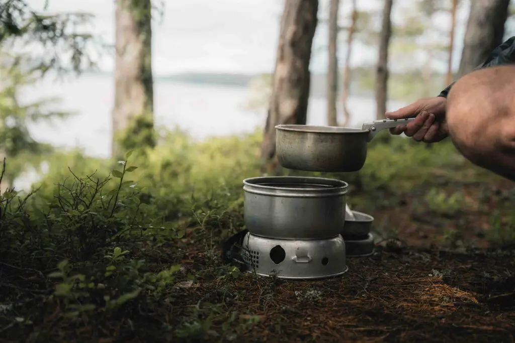 A picture of the cooking set