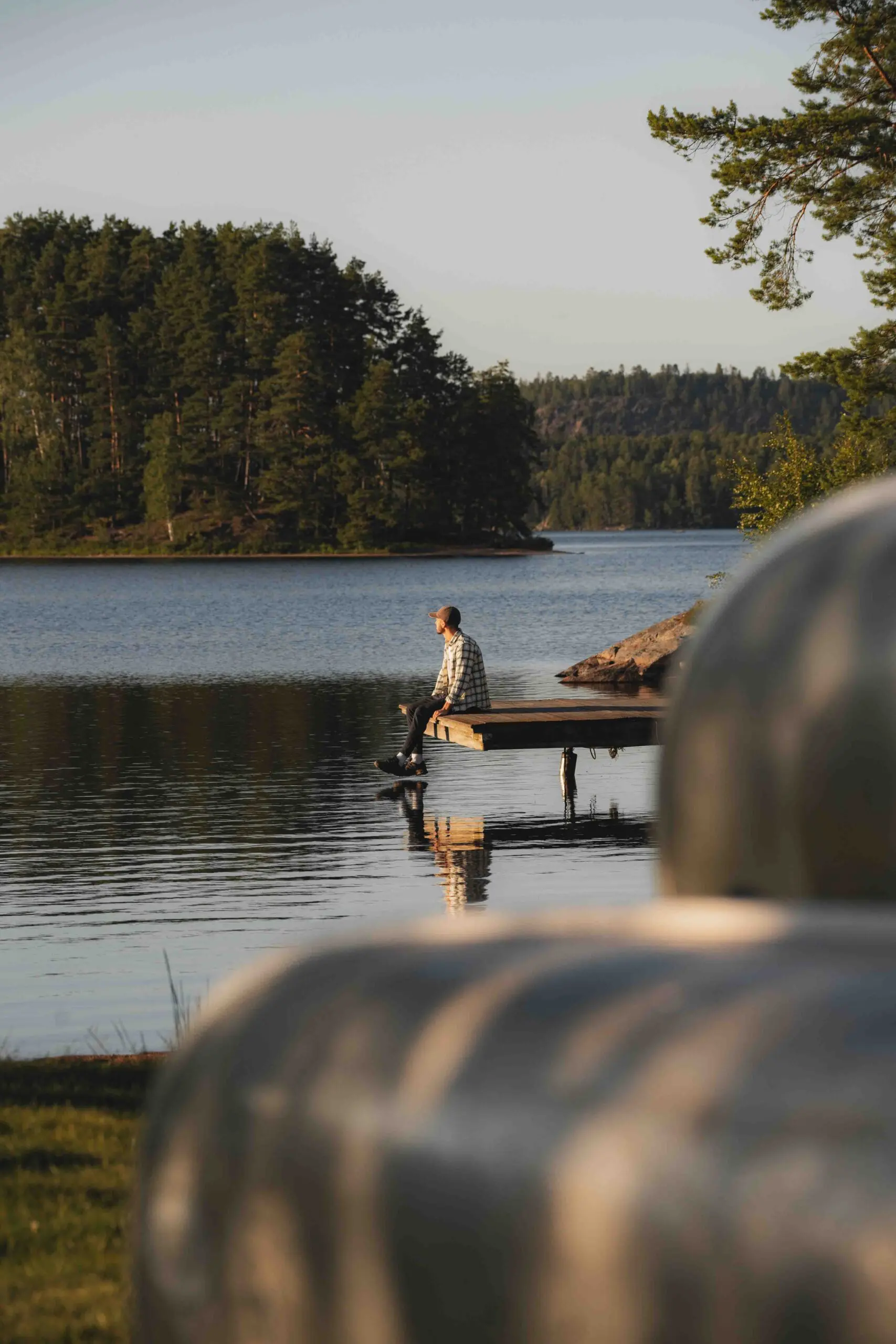 A man at Basecamp, Outpost North