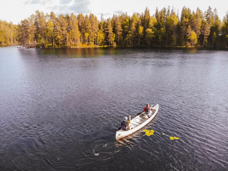 canoeing in Sweden