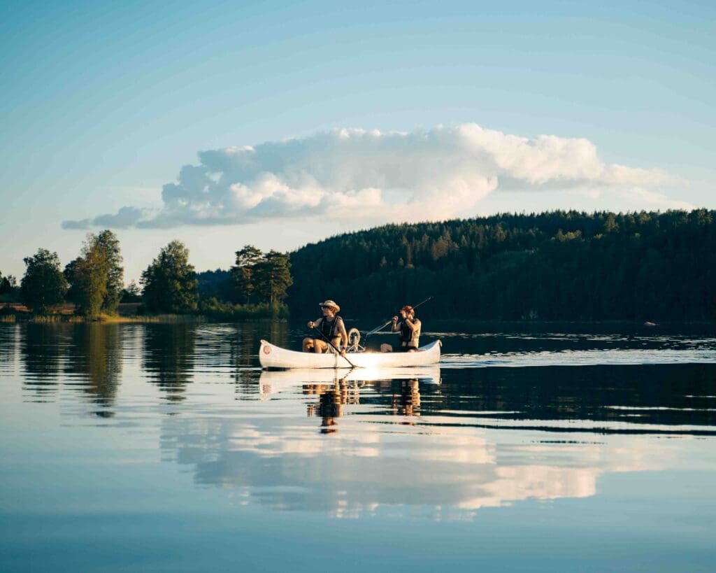 kanoën in varmland / Canoe on Swedish lake