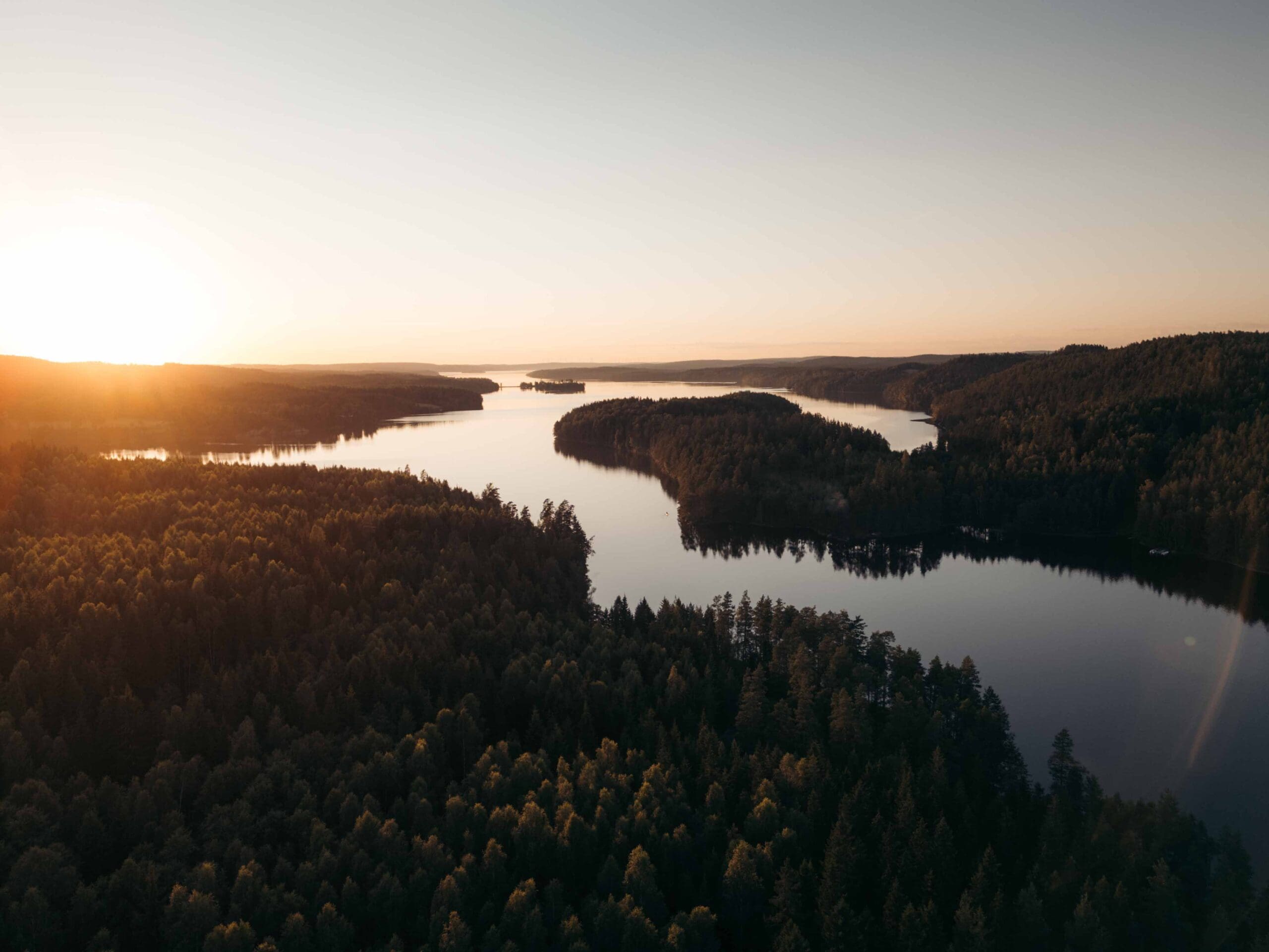 Lake in Värmland, Sweden